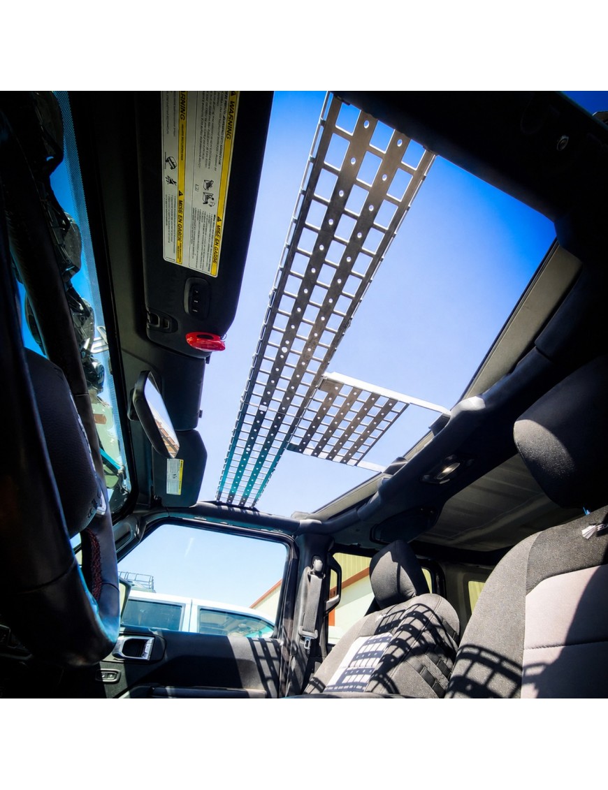 Półka dachowa Jeep Wrangler JL / Gladiator JT — stal, malowana proszkowo