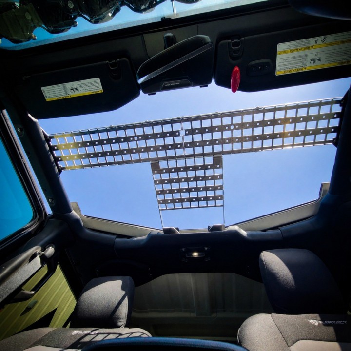 Półka dachowa Jeep Wrangler JL / Gladiator JT — stal, malowana proszkowo - ujęcie 5