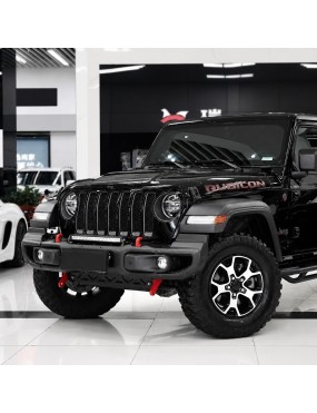 Zderzak przedni aluminiowy z bull barem Jeep Wrangler JL 2018+ / Gladiator JT 2020+ — wersja bez PDC