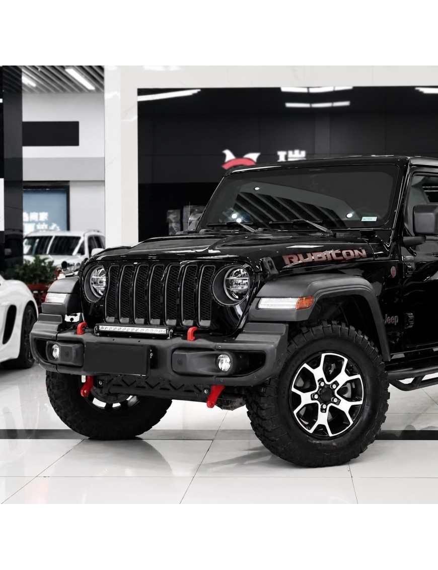 Zderzak przedni aluminiowy z bull barem Jeep Wrangler JL 2018+ / Gladiator JT 2020+ — wersja bez PDC