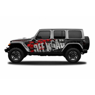 Panele ochronne 48offroad na stałe – Jeep Wrangler JL Unlimited 4D