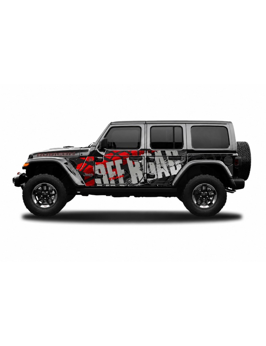 Panele ochronne 48offroad na stałe – Jeep Wrangler JL Unlimited 4D