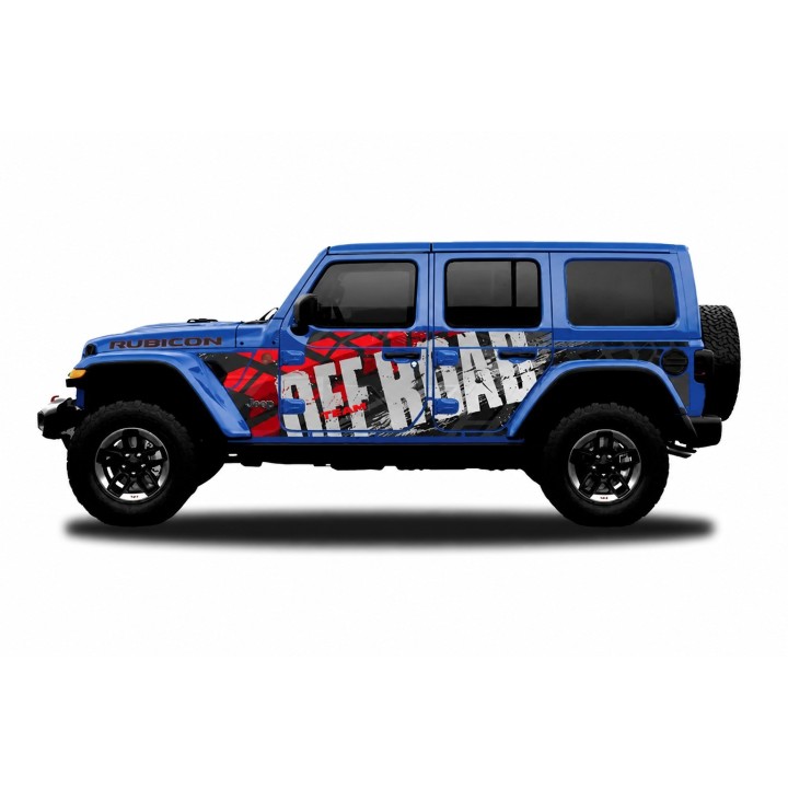 Panele ochronne 48offroad na stałe – Jeep Wrangler JL Unlimited 4D - ujęcie 2