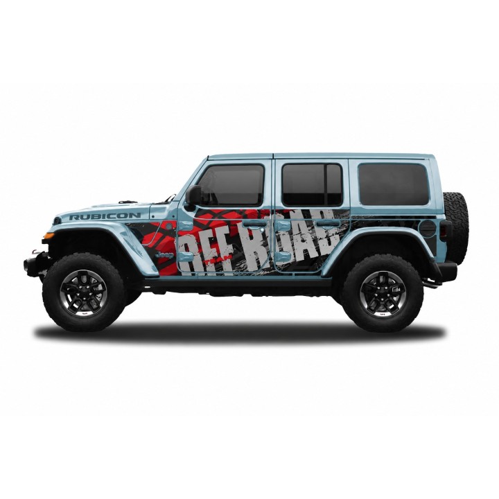 Panele ochronne 48offroad na stałe – Jeep Wrangler JL Unlimited 4D - ujęcie 3