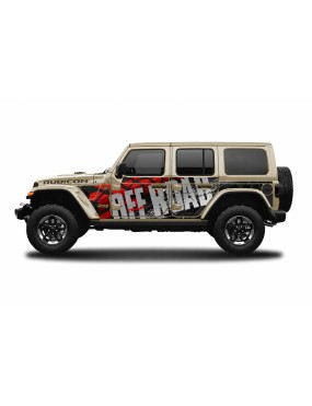 Panele ochronne 48offroad na stałe – Jeep Wrangler JL Unlimited 4D