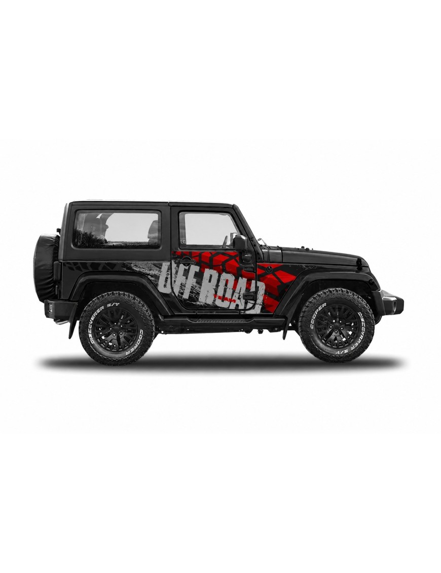 Panele ochronne 48offroad na stałe – Jeep Wrangler JK 2D
