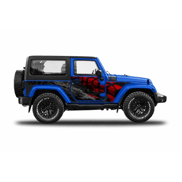 Panele ochronne 48offroad na stałe – Jeep Wrangler JK 2D - ujęcie 2