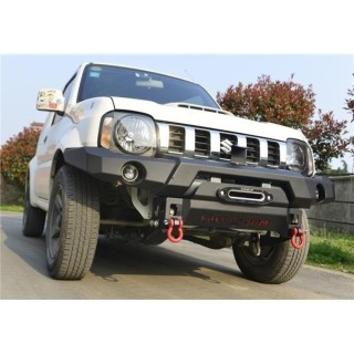 Przedni stalowy zderzak WRAZ z płytą montażową wyciągarki Snakeman 4WD — Suzuki Jimny (SNBF11)
