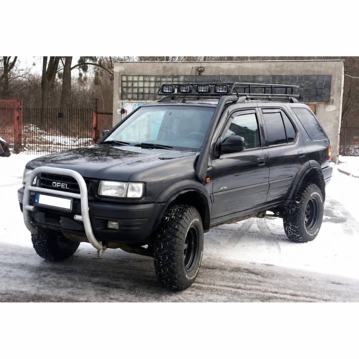 Snorkel Snakeman 4WD, lewa strona — Opel/Isuzu Frontera A B (SNSUA) - ujęcie 3