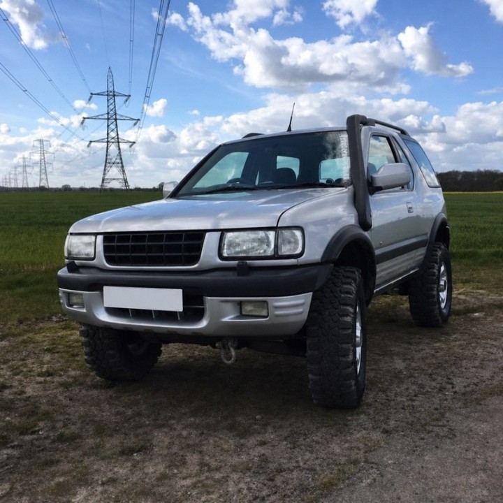 Snorkel Snakeman 4WD, lewa strona — Opel/Isuzu Frontera A B (SNSUA) - ujęcie 8
