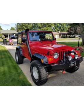 Snorkel Snakeman 4WD, prawa strona — Jeep Wrangler TJ (SNSTJ)