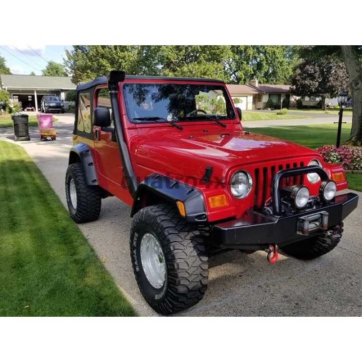 Snorkel Snakeman 4WD, prawa strona — Jeep Wrangler TJ (SNSTJ) - ujęcie 4
