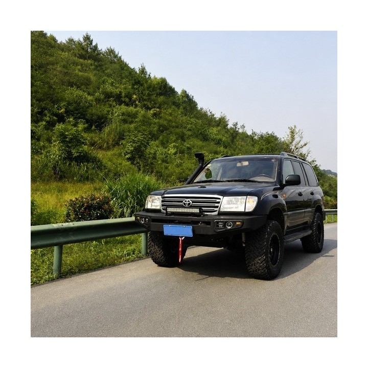 Przedni stalowy zderzak WRAZ z płytą montażową wyciągarki Snakeman 4WD — Toyota Land Cruiser (SNBF08) - ujęcie 2