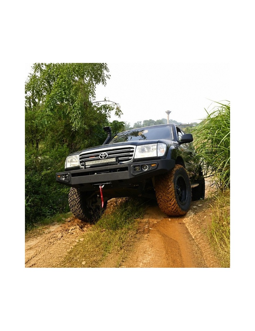 Przedni stalowy zderzak WRAZ z płytą montażową wyciągarki Snakeman 4WD — Toyota Land Cruiser (SNBF08) - ujęcie 3 Przedni stalowy zderzak WRAZ z płytą montażową wyciągarki Snakeman 4WD — Toyota Land Cruiser (SNBF08) - ujęcie 3