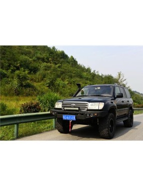 Przedni stalowy zderzak WRAZ z płytą montażową wyciągarki Snakeman 4WD — Toyota Land Cruiser (SNBF08) - ujęcie 4