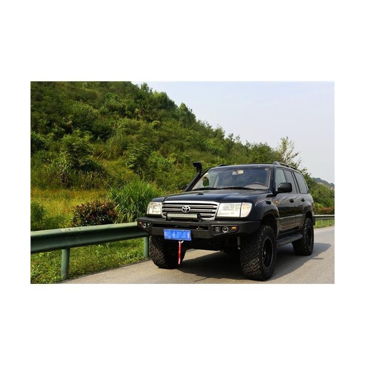 Przedni stalowy zderzak WRAZ z płytą montażową wyciągarki Snakeman 4WD — Toyota Land Cruiser (SNBF08) - ujęcie 4