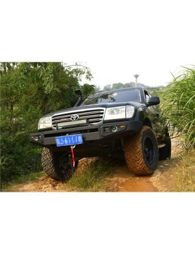 Przedni stalowy zderzak WRAZ z płytą montażową wyciągarki Snakeman 4WD — Toyota Land Cruiser (SNBF08) - ujęcie 5