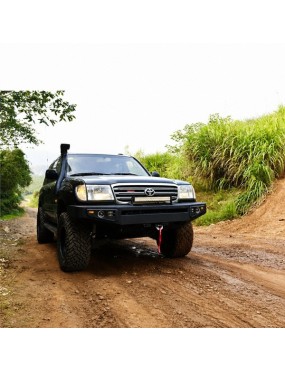 Przedni stalowy zderzak WRAZ z płytą montażową wyciągarki Snakeman 4WD — Toyota Land Cruiser (SNBF08) - ujęcie 6