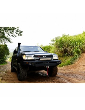 Przedni stalowy zderzak WRAZ z płytą montażową wyciągarki Snakeman 4WD — Toyota Land Cruiser (SNBF08) - ujęcie 7