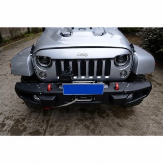 Stalowy przedni zderzak z płytą montażową wyciągarki Snakeman 4WD — Jeep Wrangler JK (SNBF10) - ujęcie 2