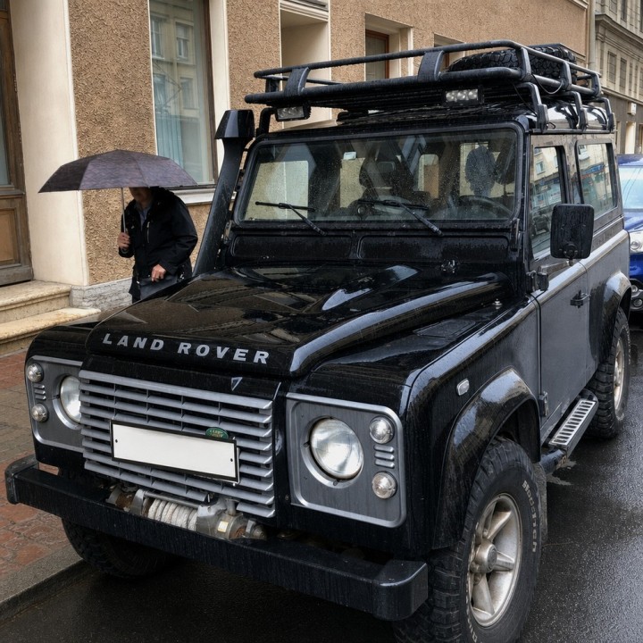 Snorkel Snakeman 4WD, prawa strona — Land Rover Defender (SNS44) - ujęcie 3