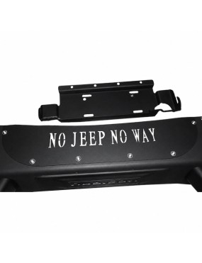 Stalowy przedni zderzak z płytą montażową wyciągarki Snakeman 4WD — Jeep Wrangler JK (SNBF10) - ujęcie 12