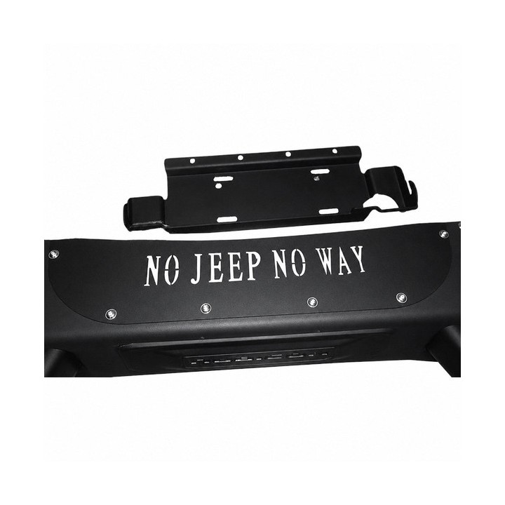 Stalowy przedni zderzak z płytą montażową wyciągarki Snakeman 4WD — Jeep Wrangler JK (SNBF10) - ujęcie 12