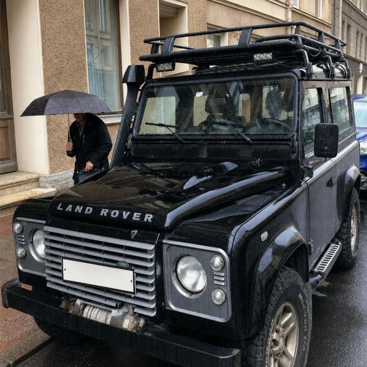 Snorkel Snakeman 4WD, prawa strona — Land Rover Defender (SNS44) - ujęcie 13