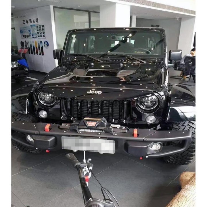 Stalowy przedni zderzak z płytą montażową wyciągarki Snakeman 4WD — Jeep Wrangler JK (SNBF10) - ujęcie 18