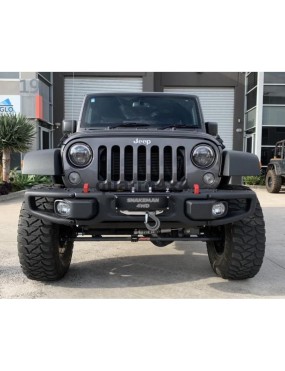 Stalowy przedni zderzak z płytą montażową wyciągarki Snakeman 4WD — Jeep Wrangler JK (SNBF10) - ujęcie 19