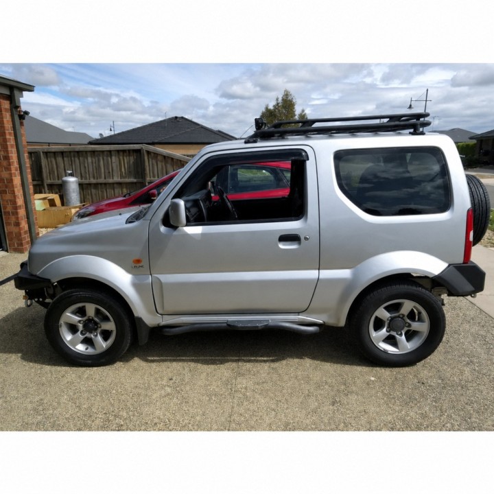 Aluminiowe progi rurowe (kpl) Snakeman 4WD — Suzuki Jimny (SNSS01A) IRONMAN 4x4 - ujęcie 4