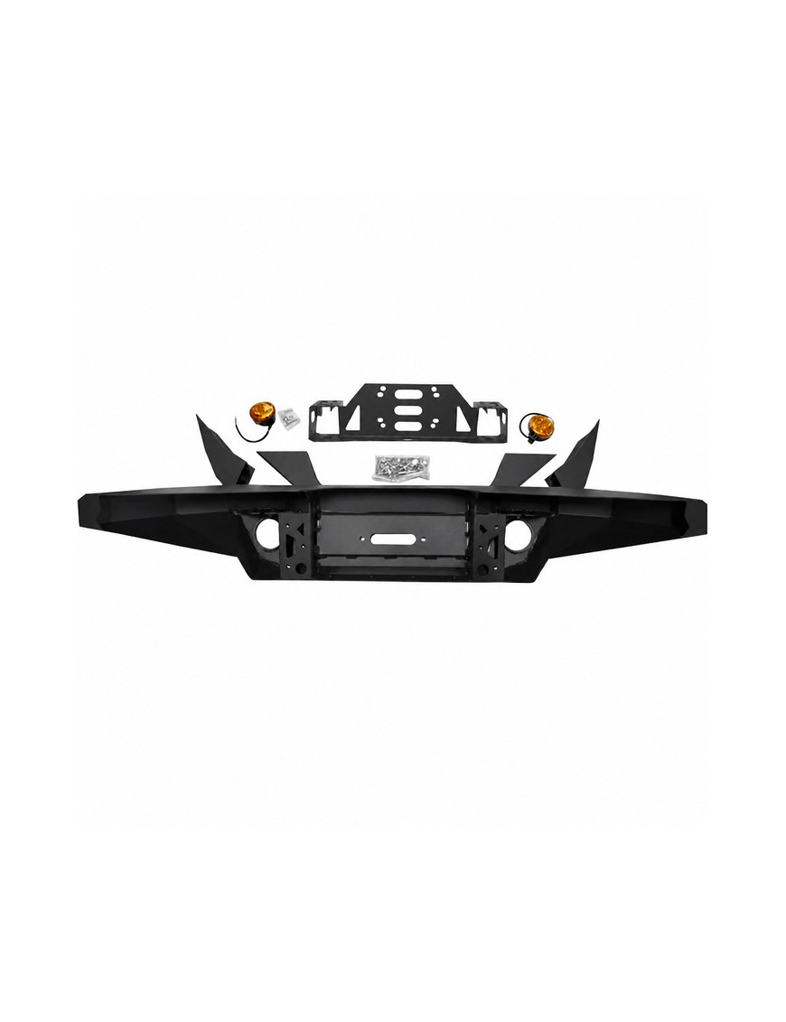 Przedni aluminiowy zderzak WRAZ z płytą montażową wyciągarki Snakeman 4WD — Suzuki Jimny (SNBF21A)