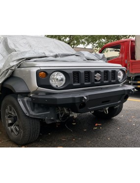 Przedni aluminiowy zderzak WRAZ z płytą montażową wyciągarki Snakeman 4WD — Suzuki Jimny (SNBF21A) - ujęcie 3