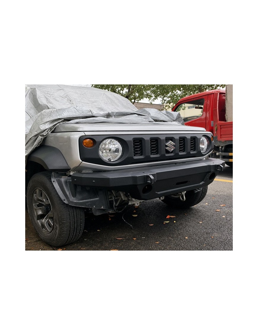 Przedni aluminiowy zderzak WRAZ z płytą montażową wyciągarki Snakeman 4WD — Suzuki Jimny (SNBF21A) - ujęcie 3