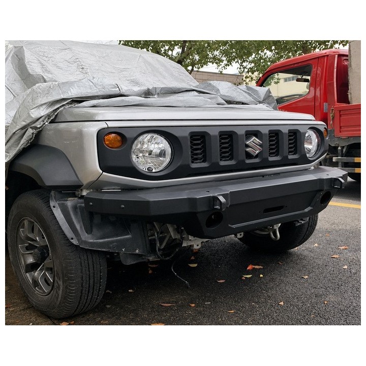 Przedni aluminiowy zderzak WRAZ z płytą montażową wyciągarki Snakeman 4WD — Suzuki Jimny (SNBF21A) - ujęcie 3