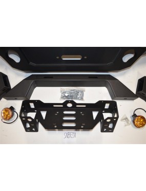 Przedni aluminiowy zderzak WRAZ z płytą montażową wyciągarki Snakeman 4WD — Suzuki Jimny (SNBF21A) - ujęcie 5