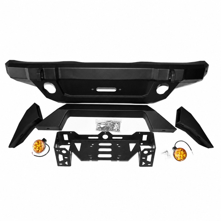 Przedni aluminiowy zderzak WRAZ z płytą montażową wyciągarki Snakeman 4WD — Suzuki Jimny (SNBF21A) - ujęcie 8