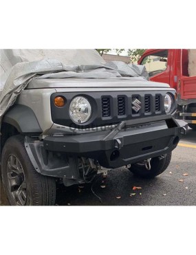 Przedni aluminiowy zderzak WRAZ z płytą montażową wyciągarki Snakeman 4WD — Suzuki Jimny (SNBF21A) - ujęcie 9