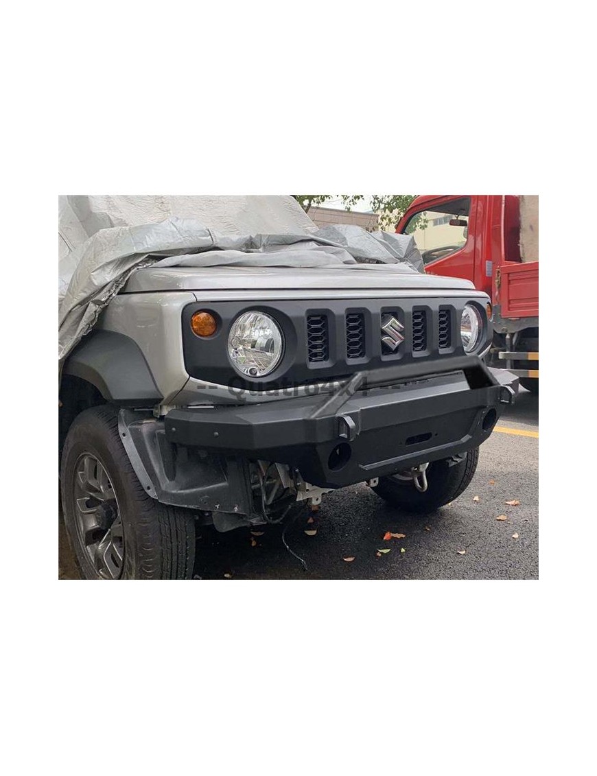 Przedni aluminiowy zderzak WRAZ z płytą montażową wyciągarki Snakeman 4WD — Suzuki Jimny (SNBF21A) - ujęcie 9