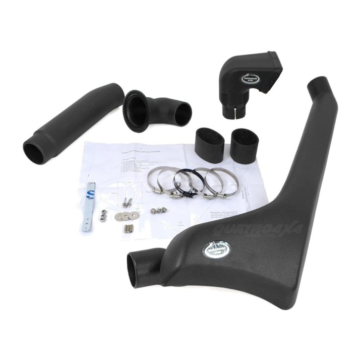 Snorkel Snakeman 4WD, lewa strona — Nissan Patrol Y61 (SNSY61A)