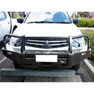 Australijski, markowy zderzak - black commercial - ironman 4x4 — Mitsubishi L200, Mitsubishi L200 na trudne (BBC031) - ujęcie 2