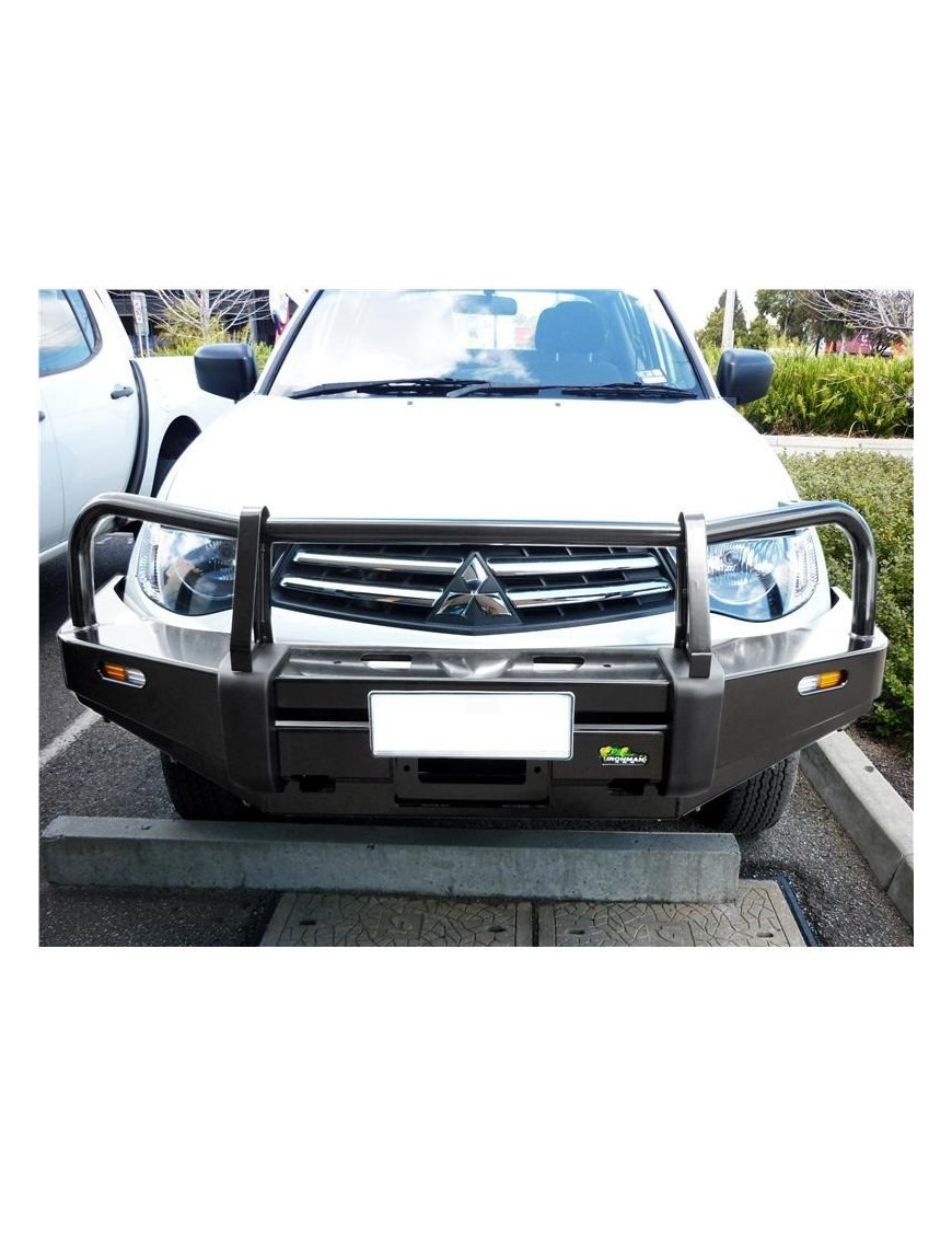 Australijski, markowy zderzak - black commercial - ironman 4x4 — Mitsubishi L200, Mitsubishi L200 na trudne (BBC031) - ujęcie 2 Australijski, markowy zderzak - black commercial - ironman 4x4 — Mitsubishi L200, Mitsubishi L200 na trudne (BBC031) - ujęcie 2