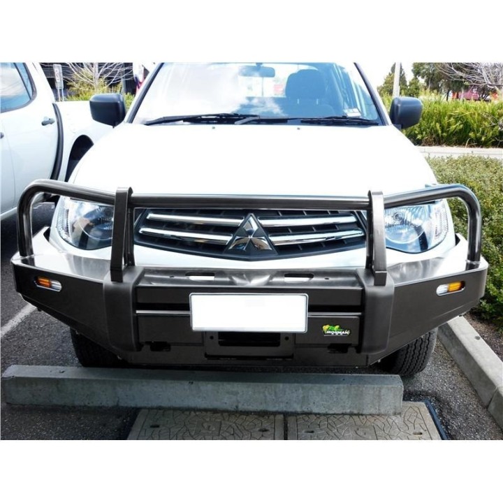 Australijski, markowy zderzak - black commercial - ironman 4x4 — Mitsubishi L200, Mitsubishi L200 na trudne (BBC031) - ujęcie 2