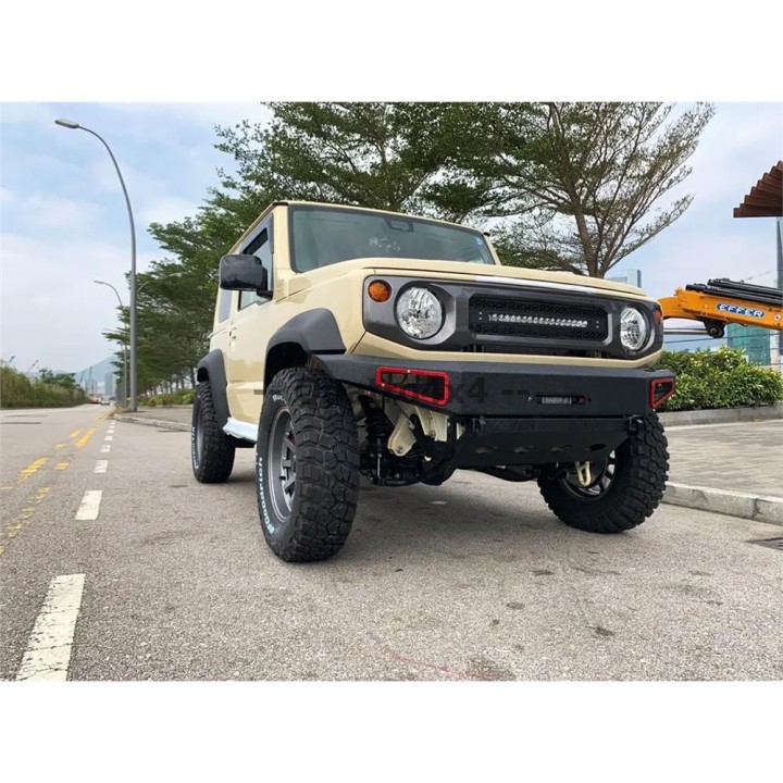 Stalowy przedni zderzak z płytą montażową wyciągarki Snakeman 4WD — Suzuki Jimny (SNBF17) - ujęcie 6