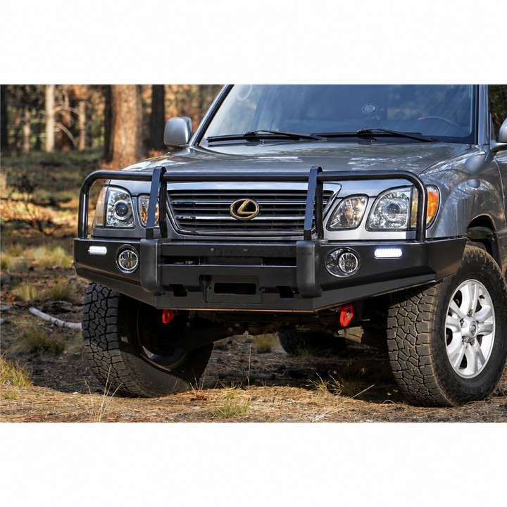 Australijski, markowy zderzak - delux commercial - ironman 4x4 — Toyota Land Cruiser, Lexus LX470 (BBCD006) - ujęcie 13