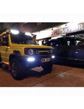 Stalowy zderzak przedni WRAZ z płytą montażową wyciągarki Snakeman 4WD — Suzuki Jimny (SNBF16) - ujęcie 6