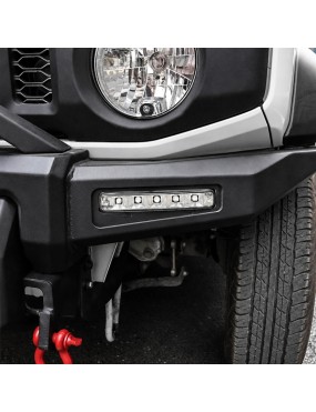 Stalowy zderzak przedni WRAZ z płytą montażową wyciągarki Snakeman 4WD — Suzuki Jimny (SNBF16) - ujęcie 7