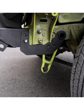 Stalowy zderzak przedni WRAZ z płytą montażową wyciągarki Snakeman 4WD — Suzuki Jimny (SNBF16) - ujęcie 8