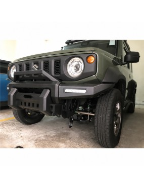 Stalowy zderzak przedni WRAZ z płytą montażową wyciągarki Snakeman 4WD — Suzuki Jimny (SNBF16) - ujęcie 10