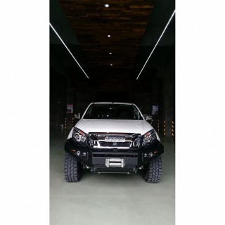 Stalowy przedni zderzak z płytą montażową wyciągarki Snakeman 4WD — Isuzu D-Max (SNBF09) - ujęcie 2